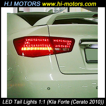 [ Forte sedan (Cerato 2009~13) auto parts ] Forte Led tail lights 1:1 replacement(Superlux) Made in Korea